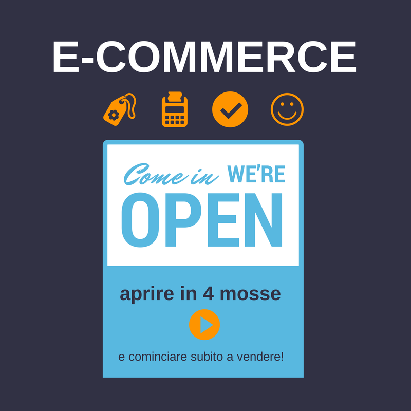 aprire un e-commerce in 4 mosse